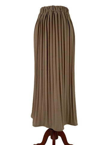 BROWN PLEATED