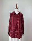 FLANNEL BURGUNDY